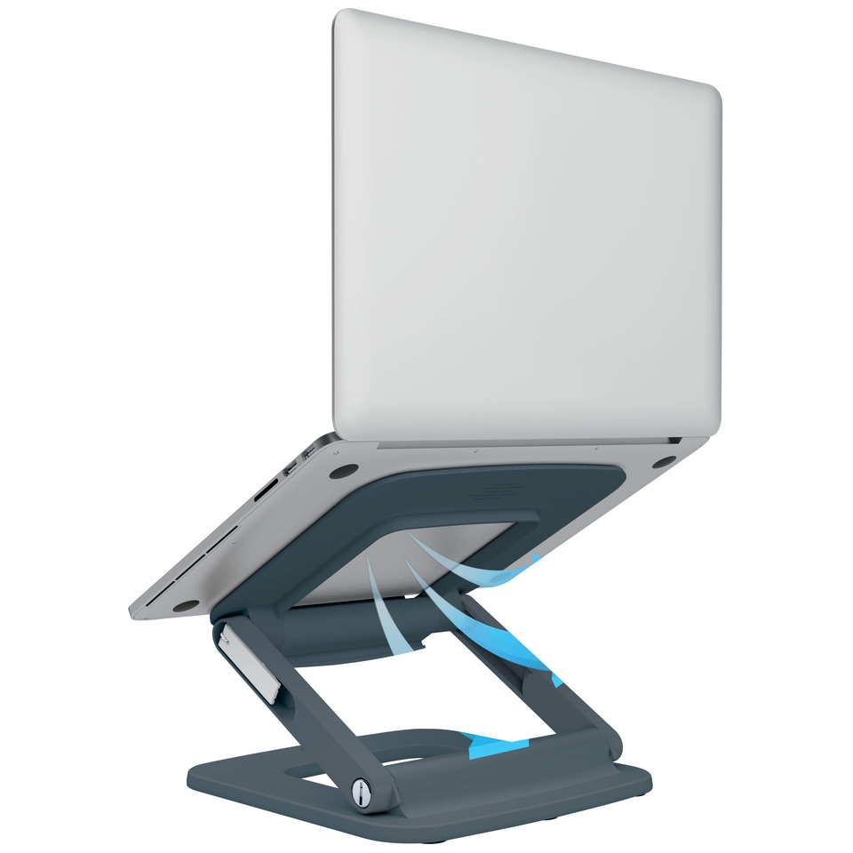 Laptop-Ständer, Verstellbarer Ständer, Belüftet, Ergonomisch, Faltbar