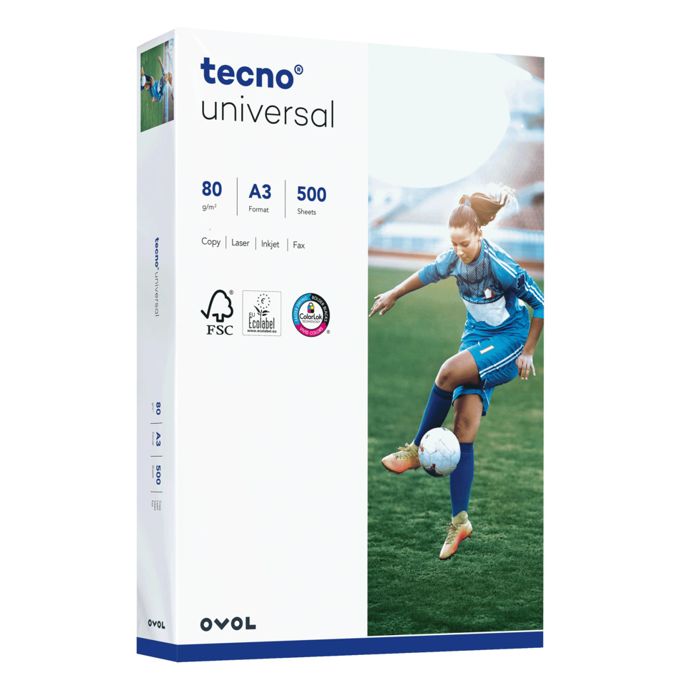 A3, 80 g/m², 500 sheets, Univeral, Kopierpapier