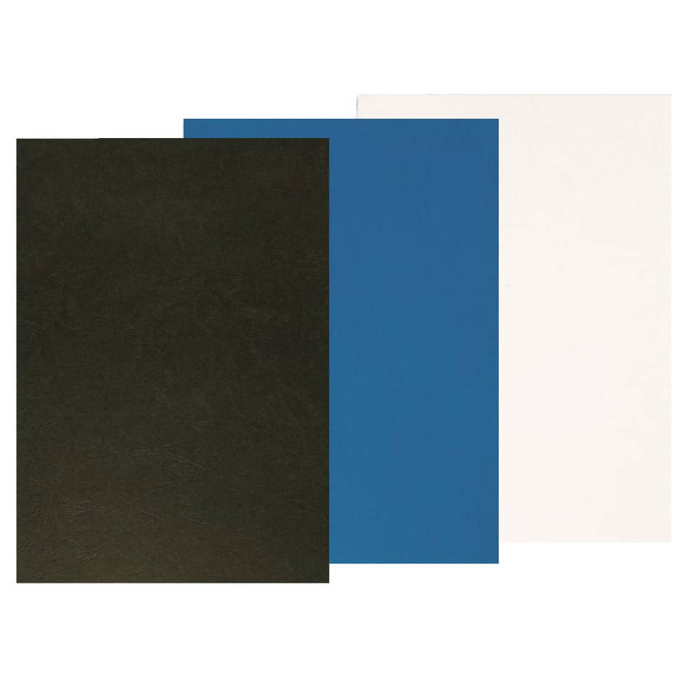 lederoptik, schwarz, blau, creme, platten