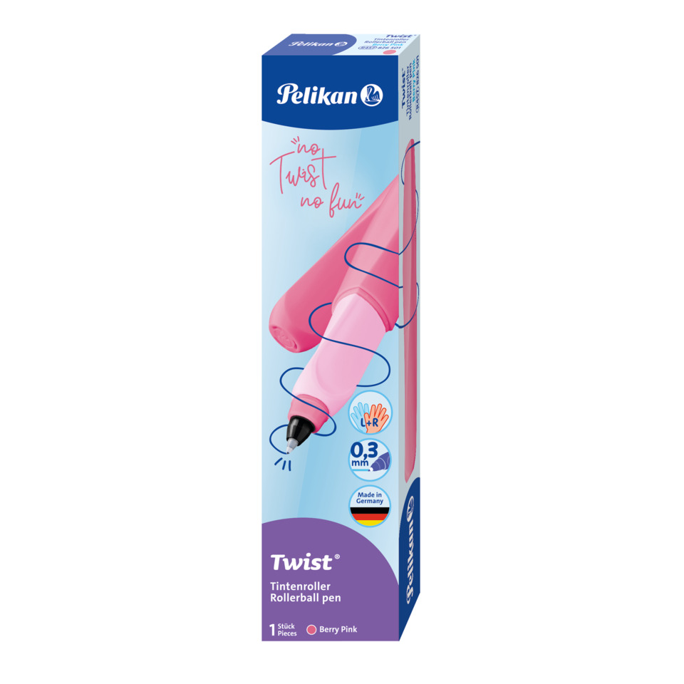 Tintenroller, Rollerball, Berry Pink, 0,3 mm, Made in Germany