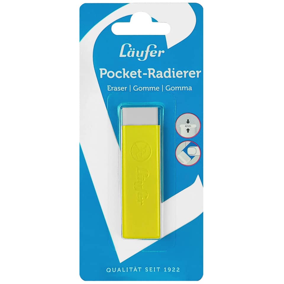 Radierer, Pocket-Radierer, Gummi, Ersatzradierer, Korrekturartikel