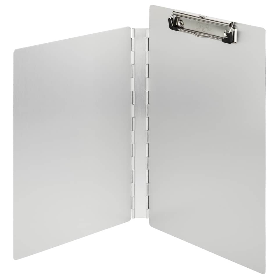 Clipboard, Hinged board, Metall, Clipboard Halter, Clam-Split-Scharnier