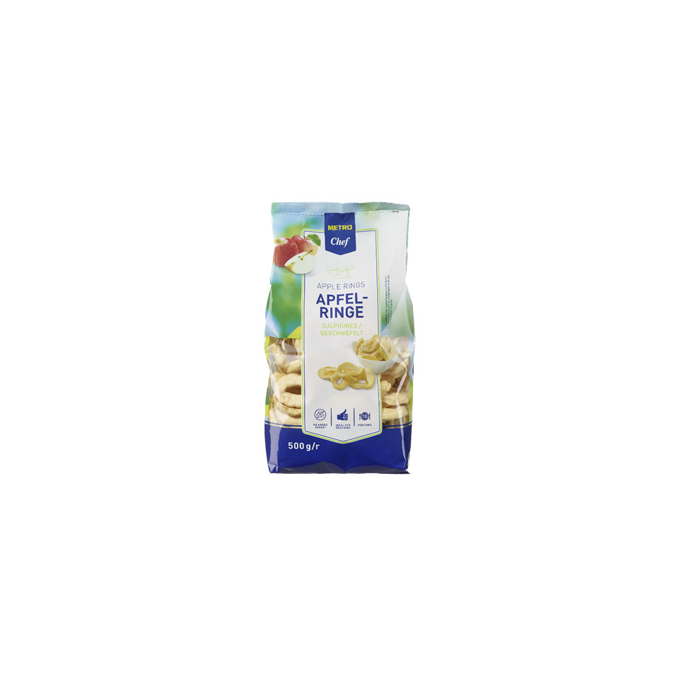 Apfelringe, Apple Rings, Snacks, Snack Pack, 500 g