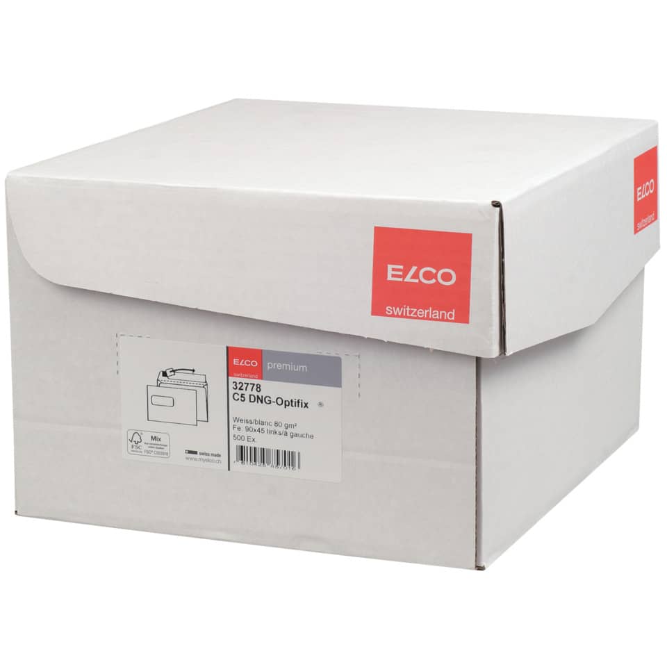 box, Verpackung, ELCO, Optifix, weiße Box