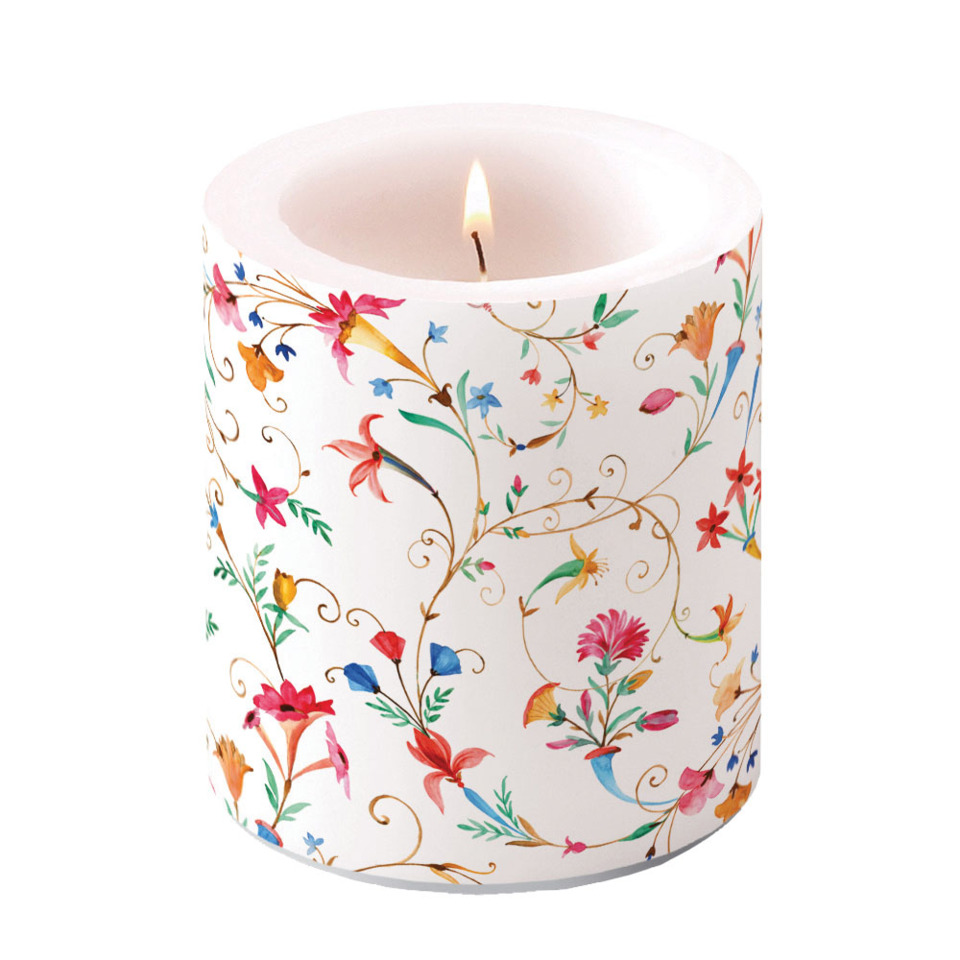 Kerzendocht, Kunststoff, Blumenmuster, LED-Kerze, T Candle