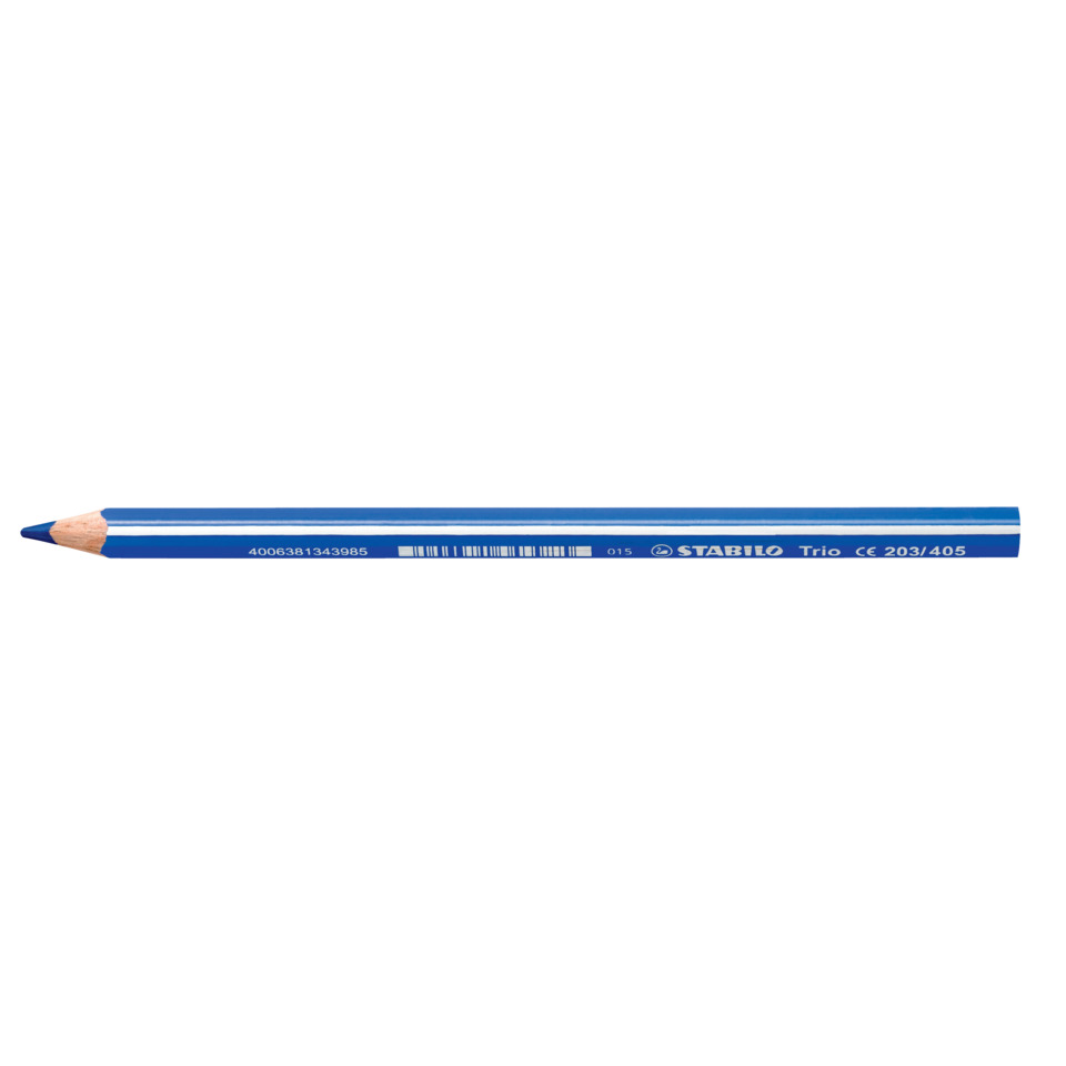Bleistift, Holzbleistift, Rundbleistift, blau, Schreibware