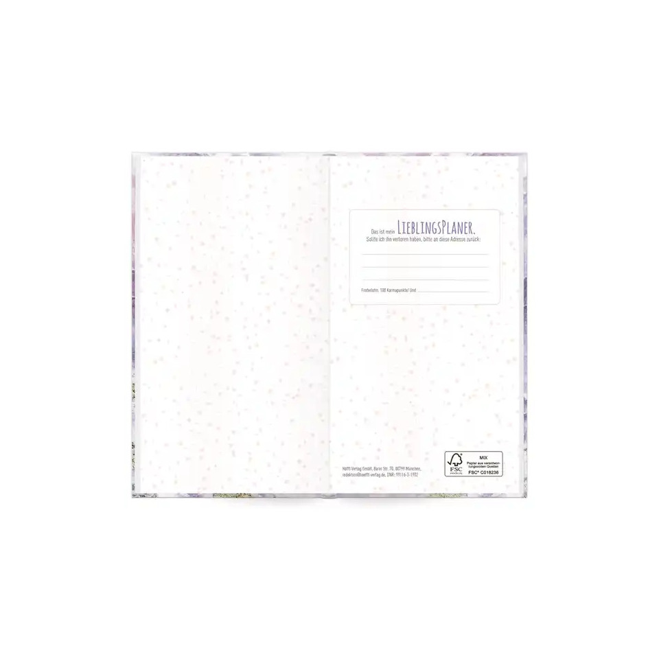 Notizblock, Papierset, Druckverschluss, Kleeblatt Muster, Transparente Verpackung