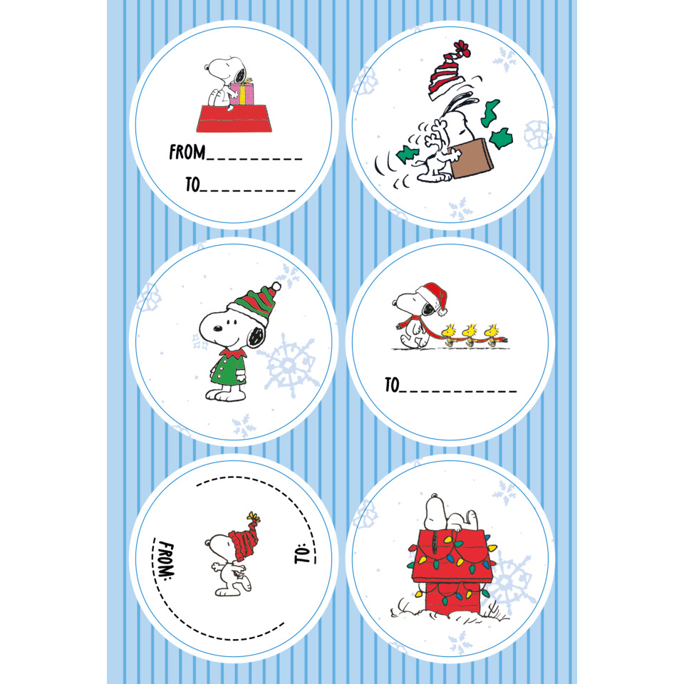 Hund, Schnee, Snoopy, Weihnachten, Karton