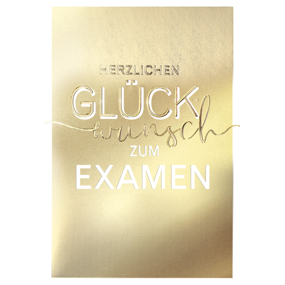 Grußkarte, Gold, Examen, Brieftasche, Glückwunsch