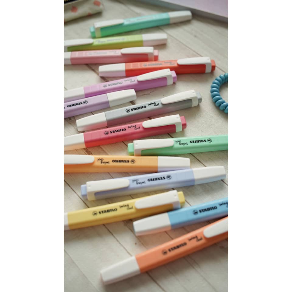 Marker Pens, Stabilo, Pastellfarben, Fineliner, Kugelschreiber