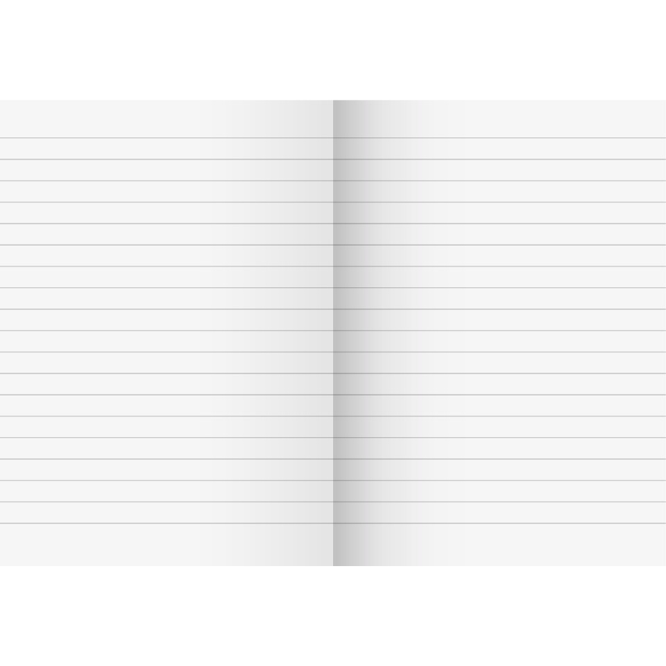notebook, lineated, papier, offenes notizbuch, rückenansatz