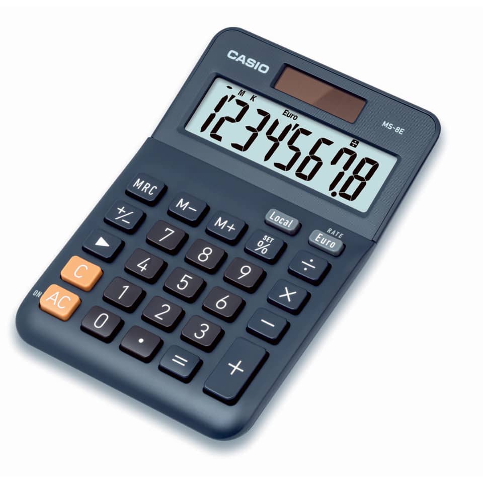 Taschenrechner, LCD-Anzeige, Casio, Tastenfeld, Elektronische Rechenhilfe