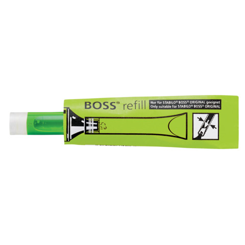 Textmarker Nachfüllsystem BOSS® ORIGINAL, 3ml, grün STABILO 070/33