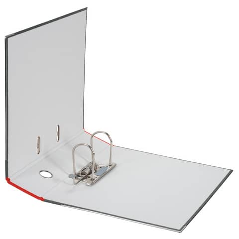 Ordner Wolkenmarmor Recycling, A4, 80mm, schwarz/rot FALKEN 80024516