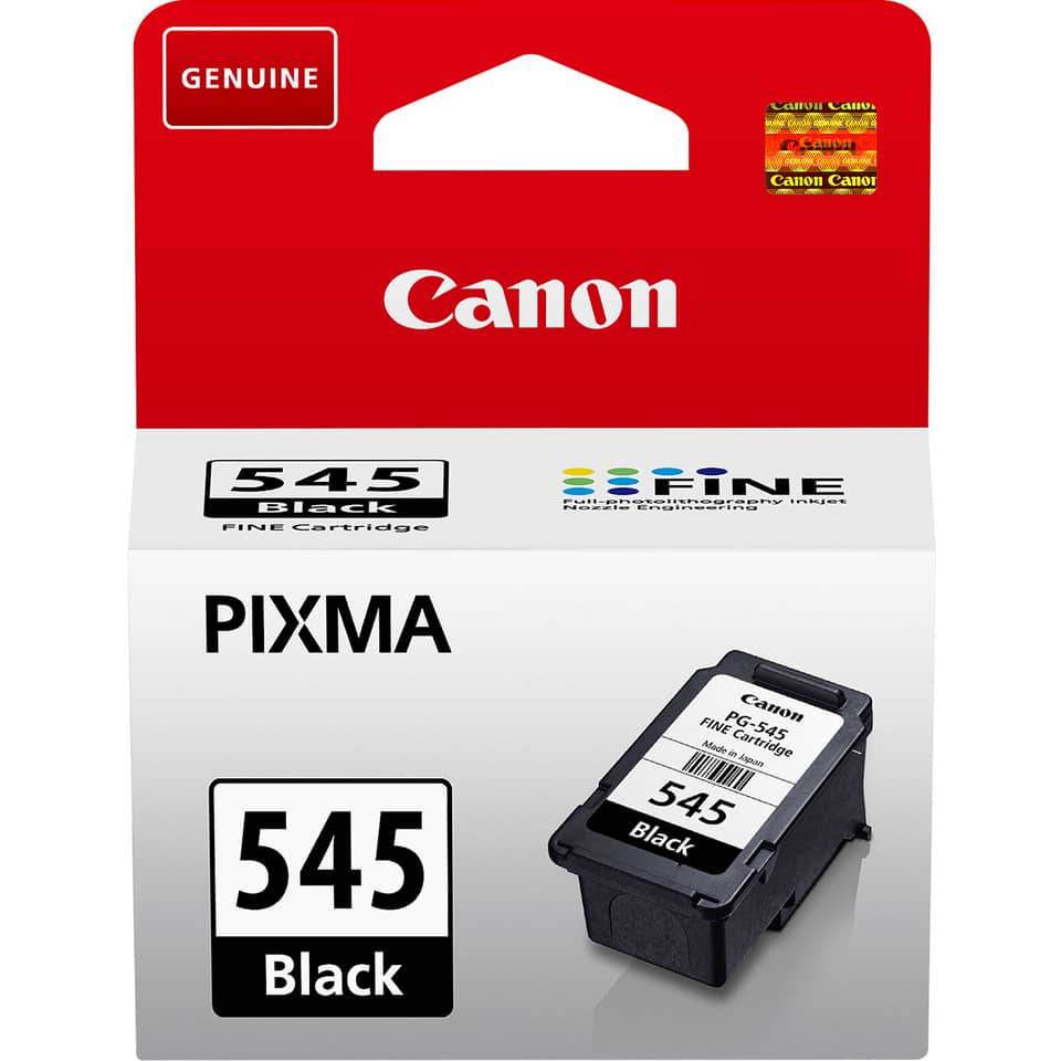 Tintenpatrone, Canon 545 Black, PG-545, Farbe Schwarz, Pixma kompatibel