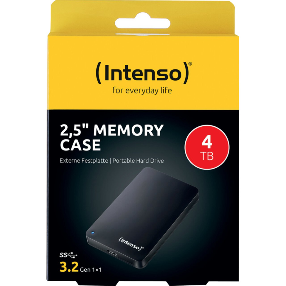 2.5 Zoll, Speicherhülle, externes Festplatte, 4 TB, portabel