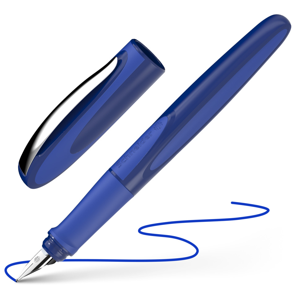 Fountain pen, Blau, Nib, Kappe, Tintenlinie