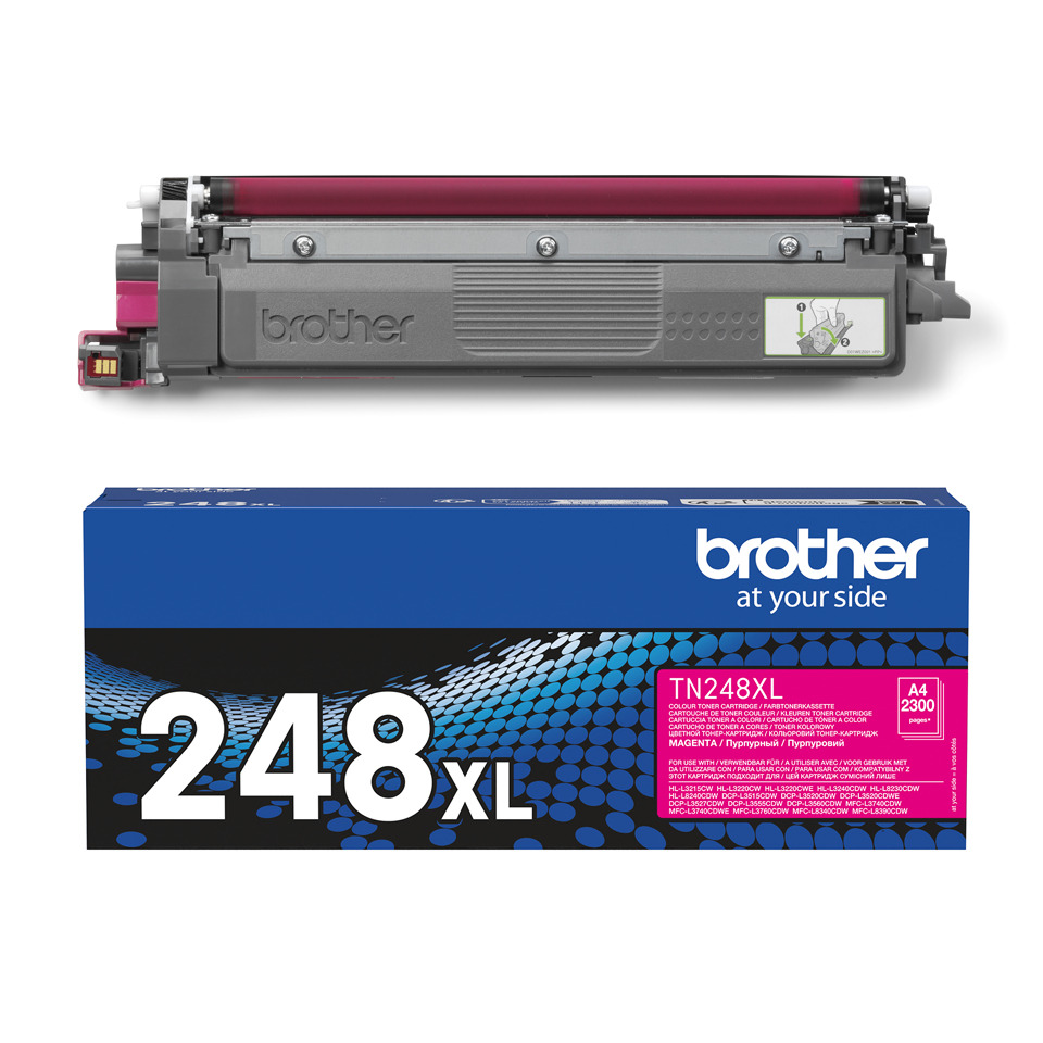 Toner, Tonerpatrone, Magenta, Für Brother, XL