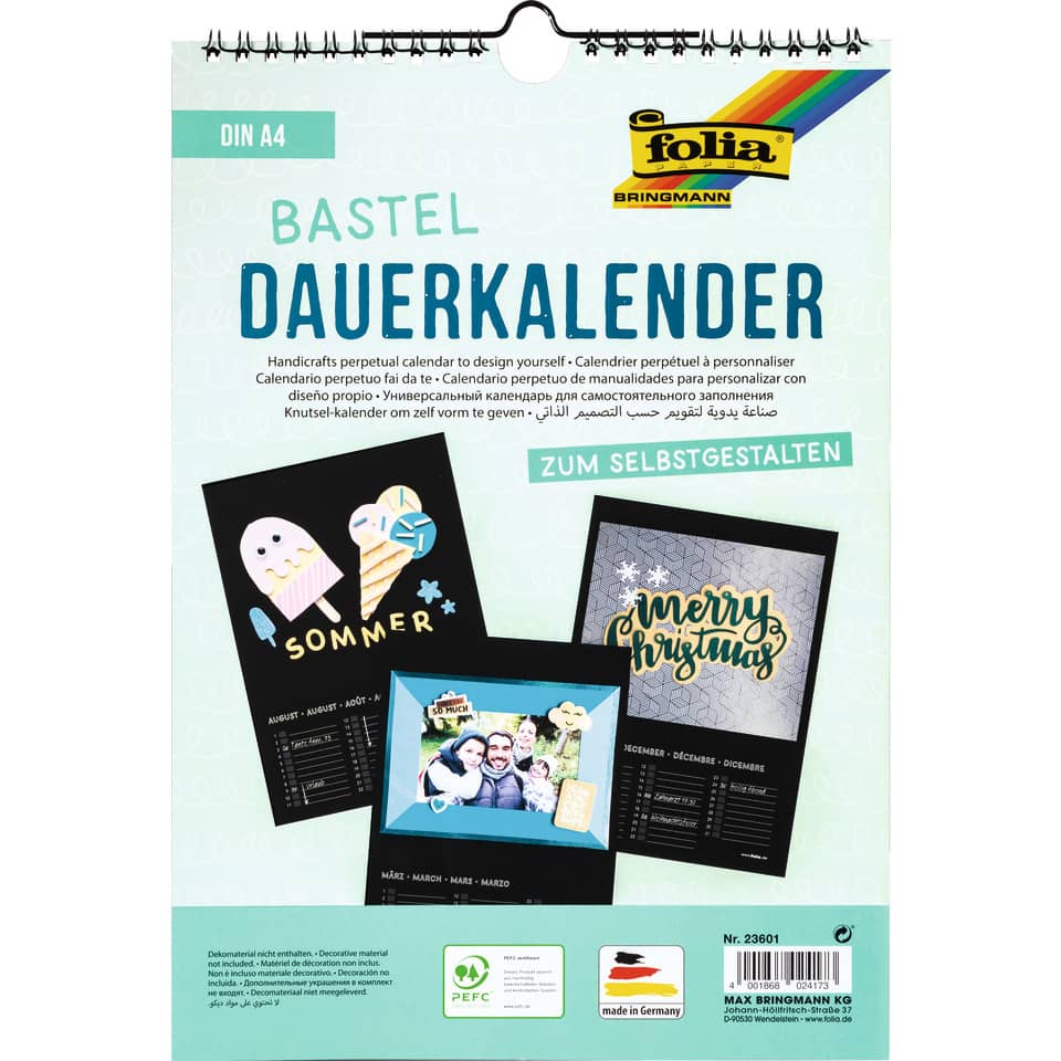 Kalender, DIY, Bastelkalender, Sommer, Merry Christmas