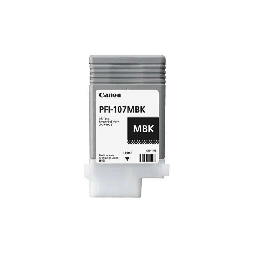 Tintenpatrone, Tintenbehälter, MBK, PGI-107MBK, 130ml
