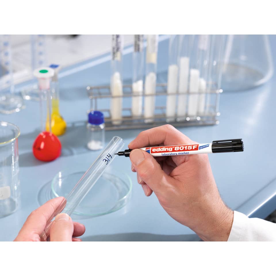 Labormarker, Permanentmarker, Glasware, Pipettenarbeit, Wissenschaftslabor