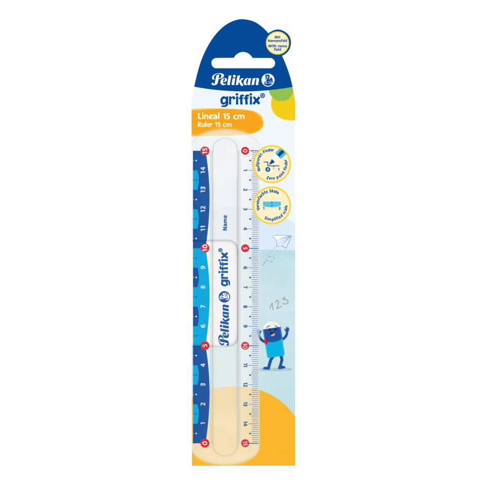Lineal, Schullineal, Ruler, 15 cm, Griffix