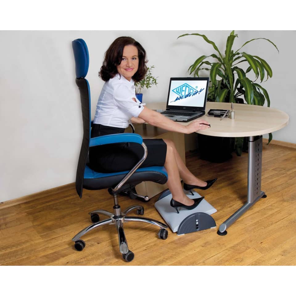 Bürostuhl, Schreibtischstuhl, Hochlehiger Stuhl, Arbeitsplatz, Unterlage Fußpedal