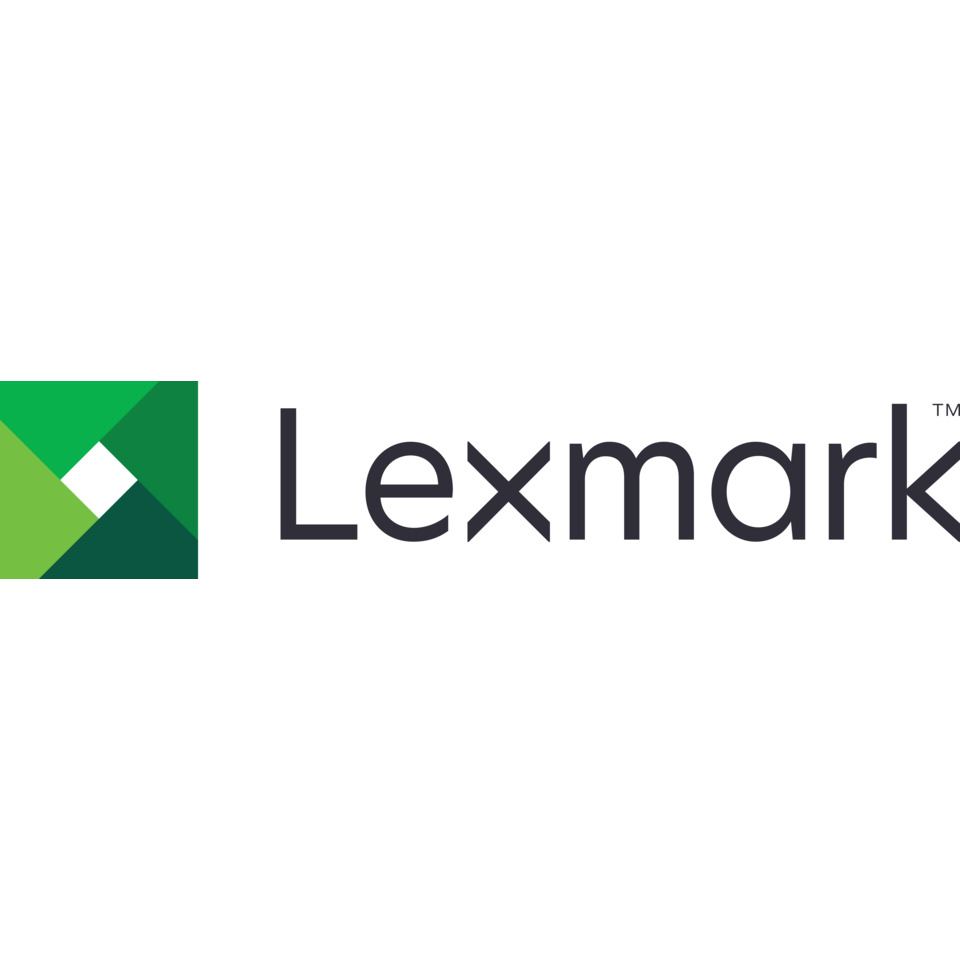logo, Lexmark, markenlogo, grünes symbol, quadratisches emblem