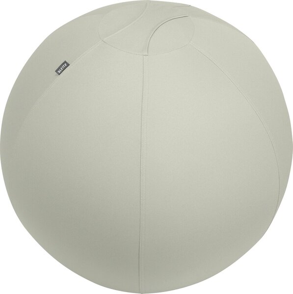 Sitzball Active 75 cm Anti Roll, für eine Körpergröße von 181 bis 200 cm, waschbarer Bezug, hellgrau