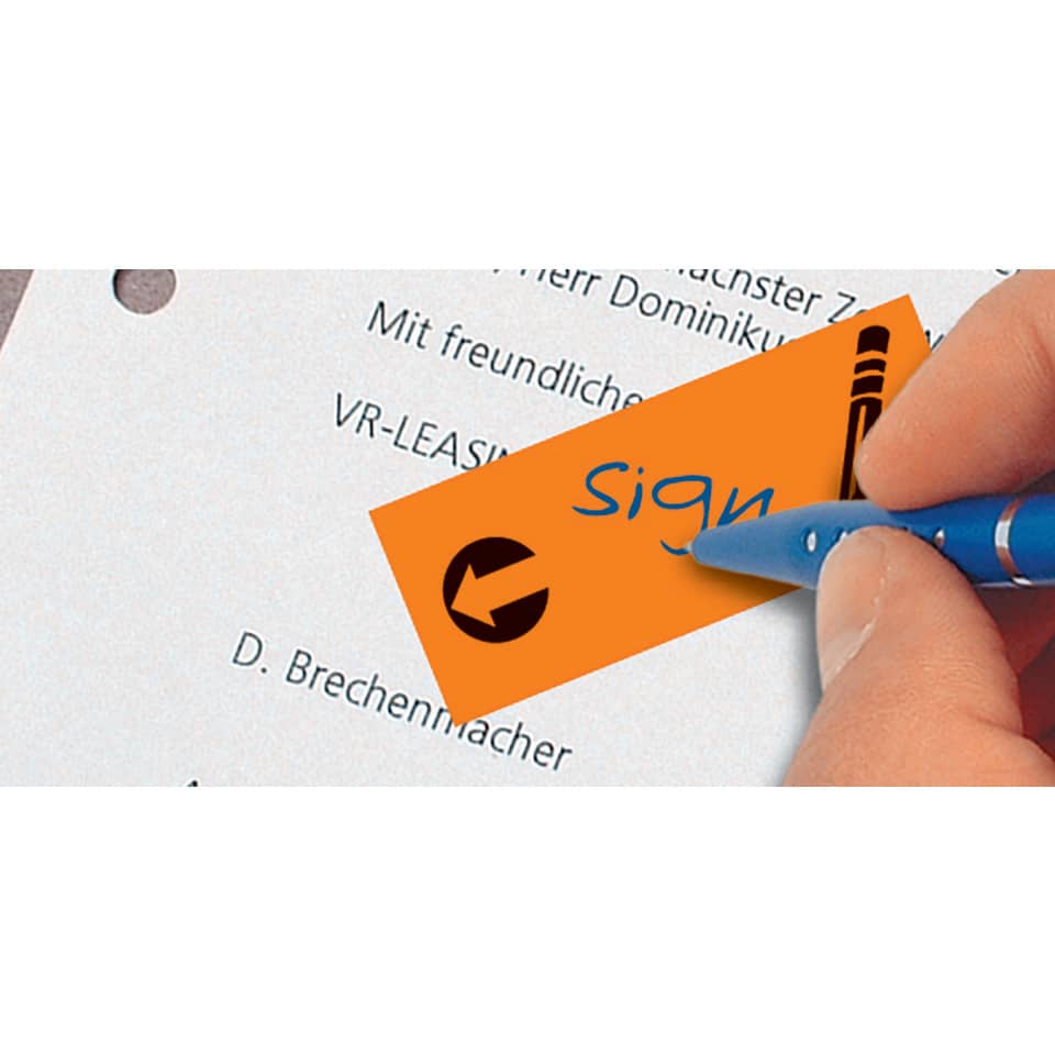 Karte, Kartenanhänger, Stift, Sign, Oranger Zettel, Roter Text