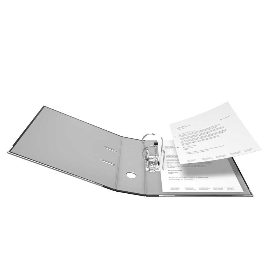 Ordner, Aktenordner, Ringbindung, Binders, Beschreibungsblätter