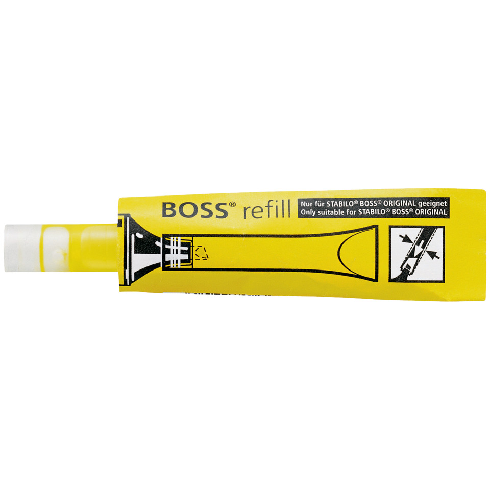  Klebestift, Nachfüllpackung, gelbe Röhre, Industrie, BOSS Nachfüllung