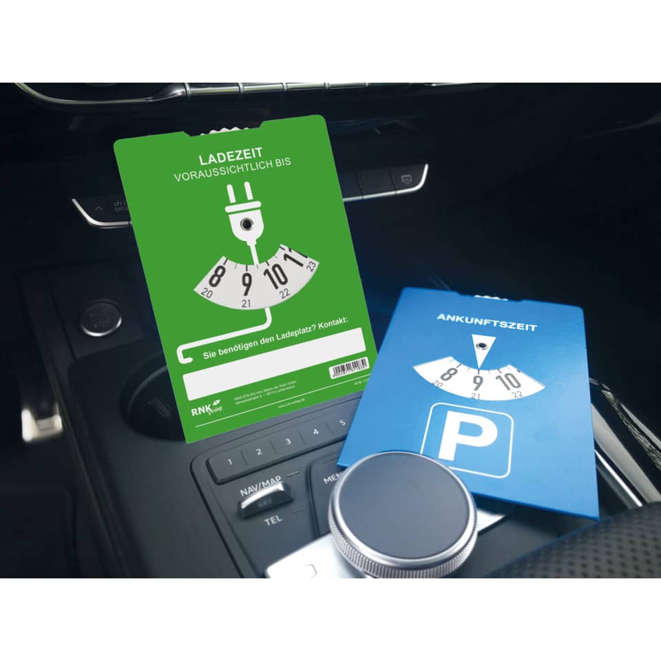 Ladekarte, Ladezeit, Ankunftszeit, Parkkarte, Fahrzeug