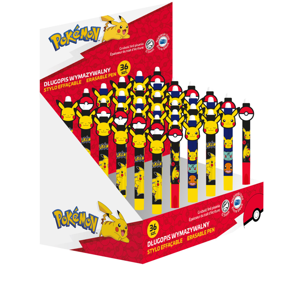 pokemon, erasable pen, bleistift, pikachu, auslage