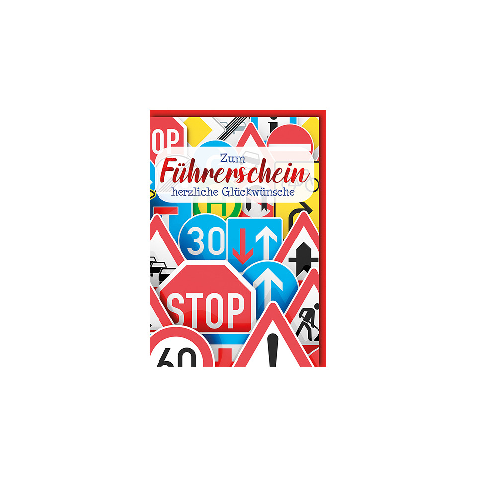 Verkehrsschilder, Schildermischung, Stop-Schild, Hinweisschild, Straßenzeichen