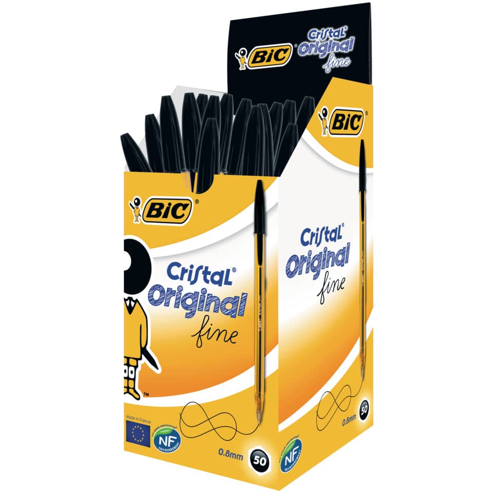 Kugelschreiber, Bic, Fine, 0,8mm, 50 St