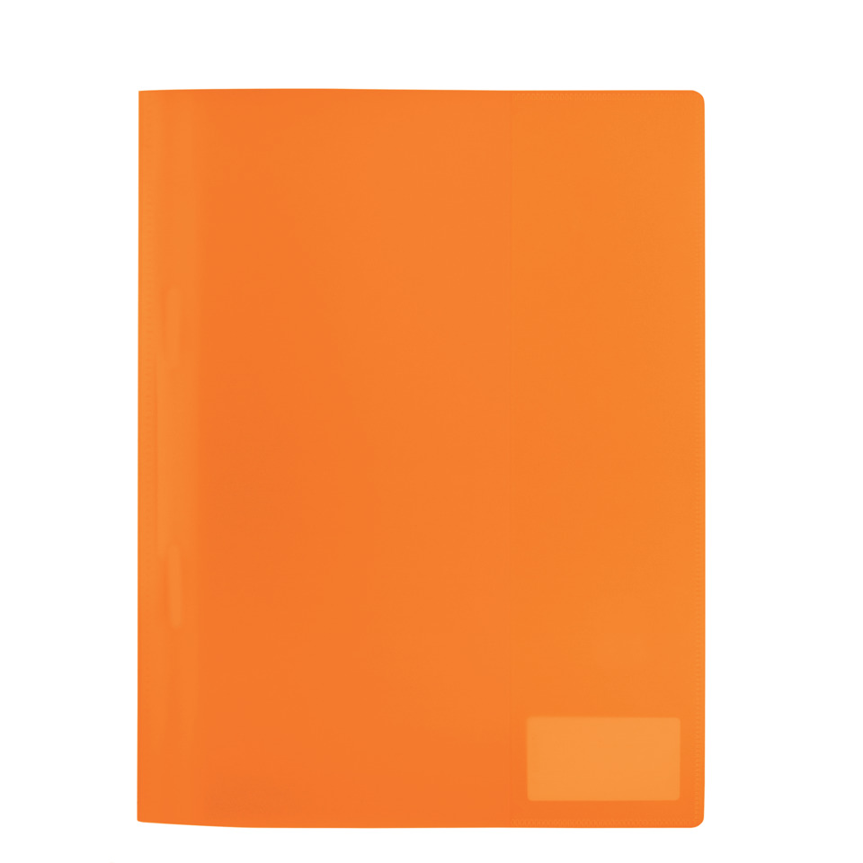 Notizbuch, A4, Kunststoff, Orange, Cover