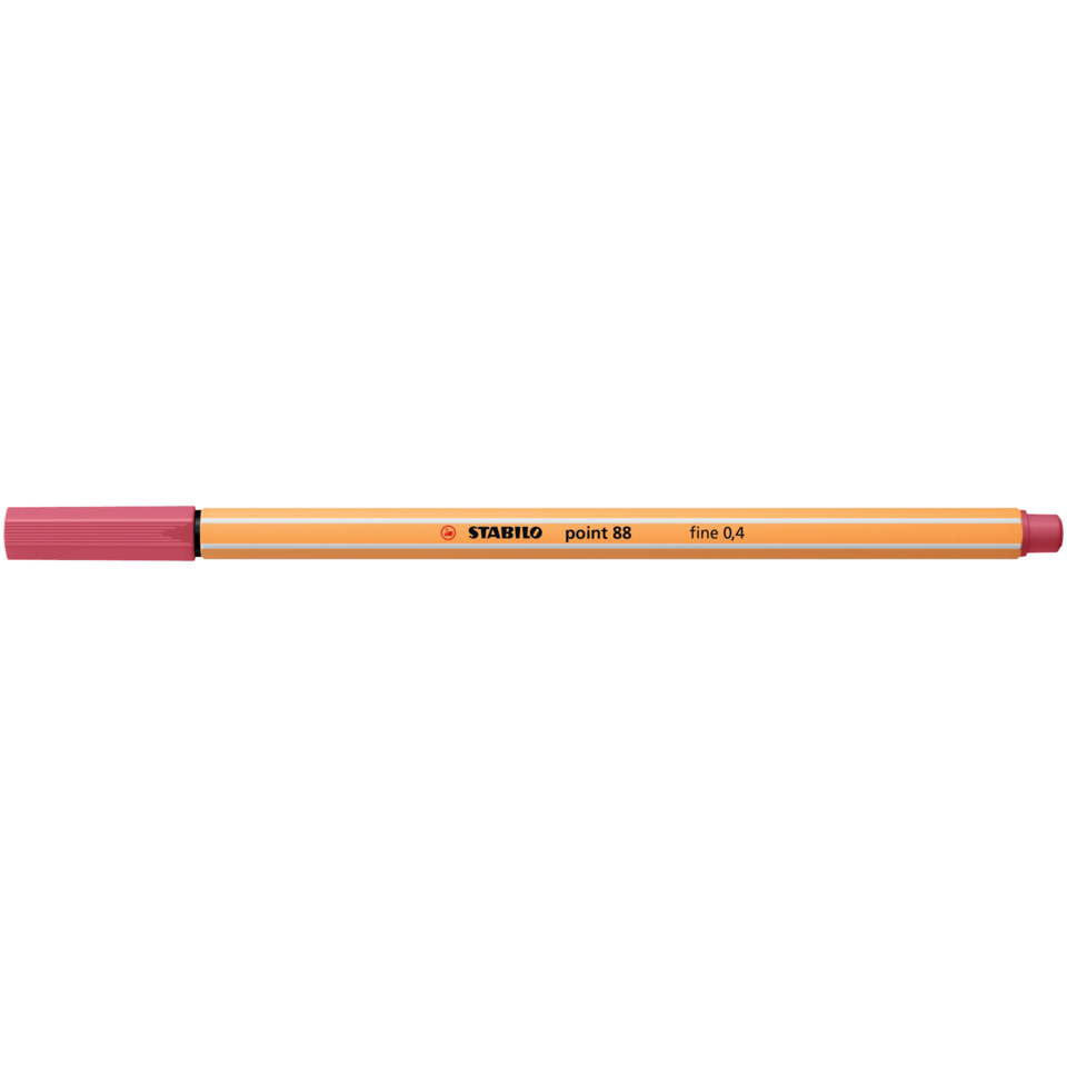 Marker, Markerstift, rosa Deckel, orange Körper, Feiner Punkt 0,4, Marker, colored pencil, orange body, pink cap, HB/point 88
