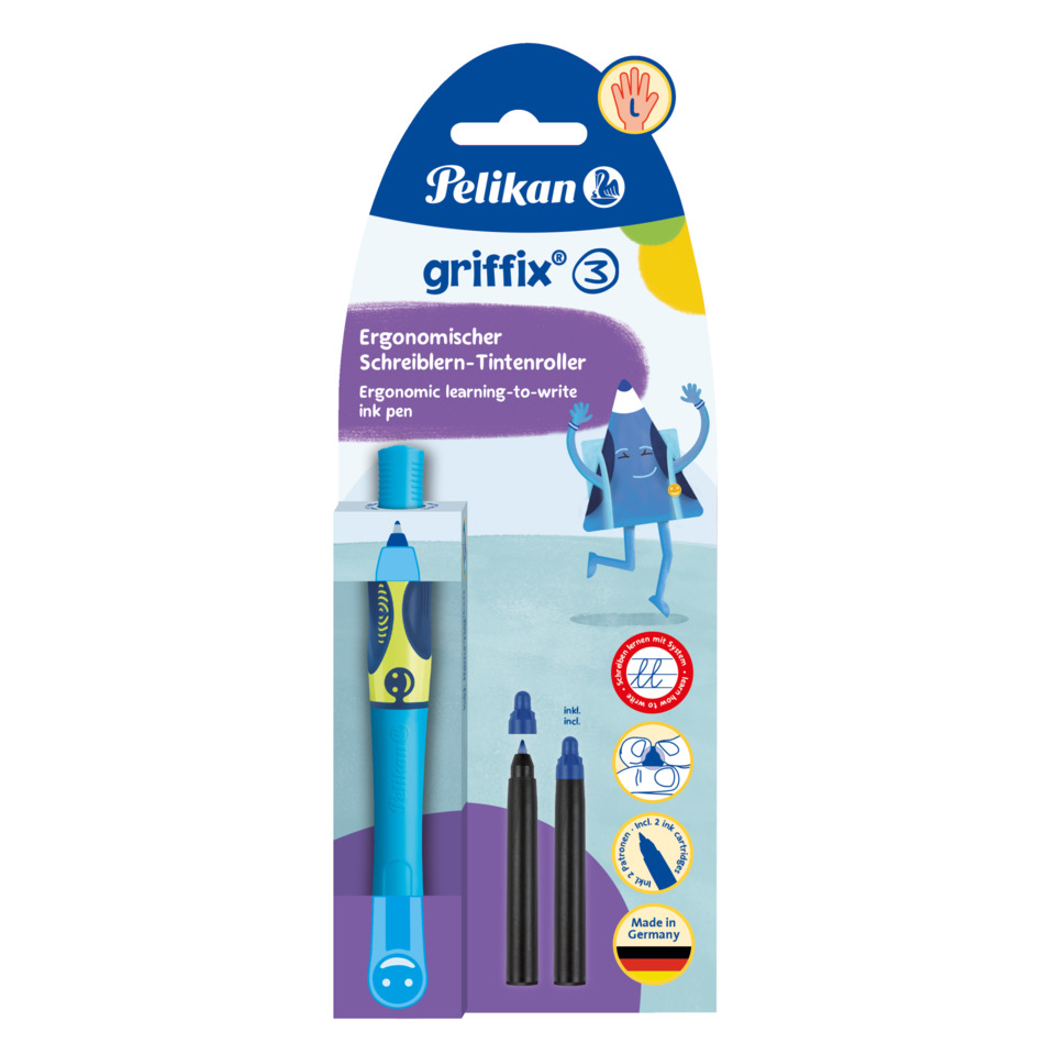 Ergonomischer Stift, Schreibstift, Tintenroller, Lernstift, Griffix3