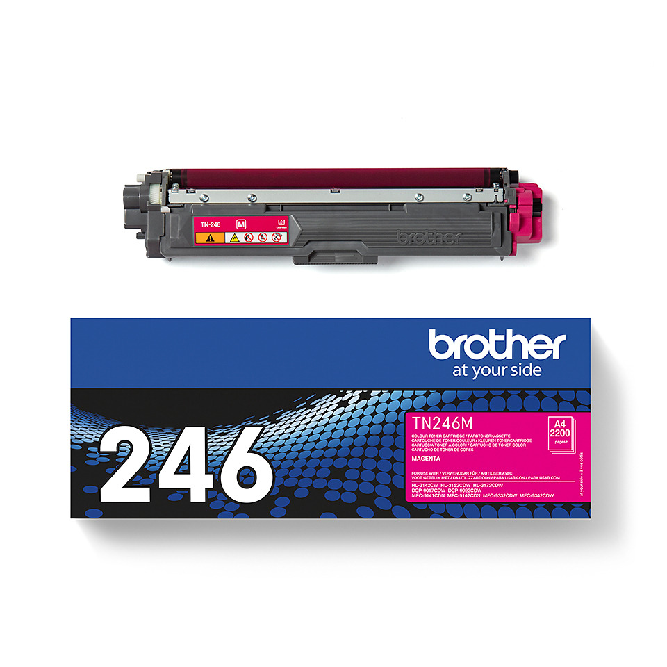 Toner, TN246, Magenta, Kassette, Brother