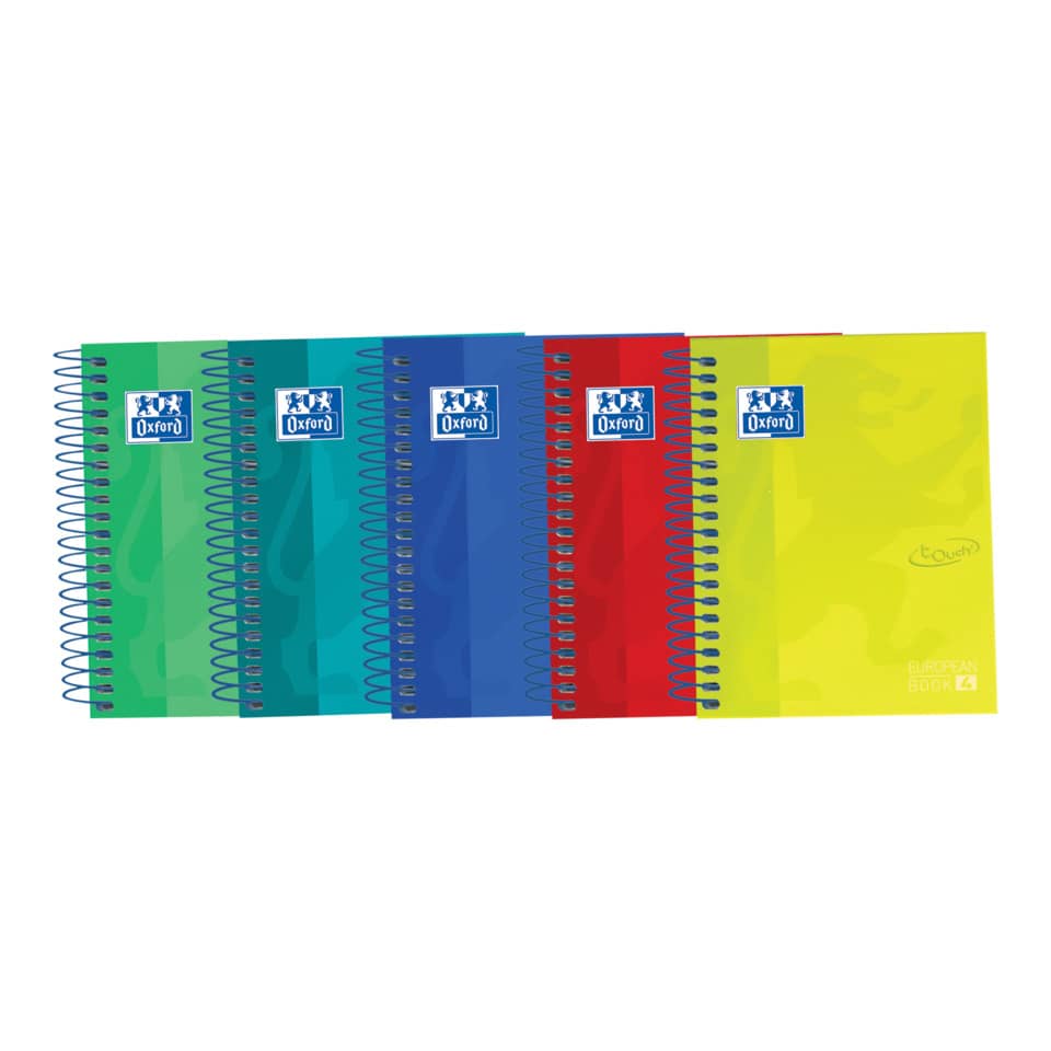Spiral notebook, Notizblock, Oxford, Colorful covers, A5/A4 spiral