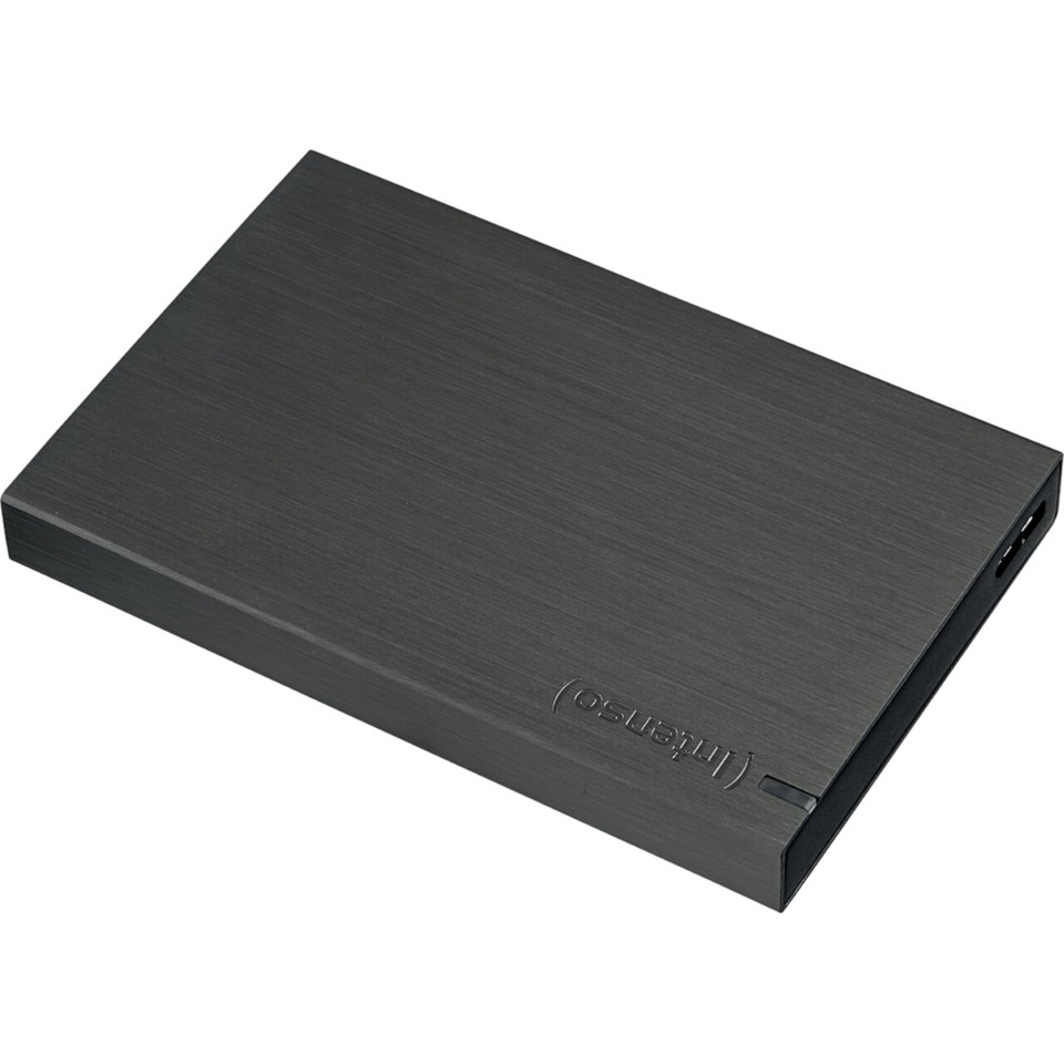 Externe Festplatte, Speicherbox, SSD/HDD Gehäuse, Metallgehäuse, Schwarz