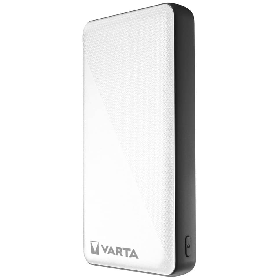 Powerbank, VARTA, USB-C, 2x Micro, Weiß