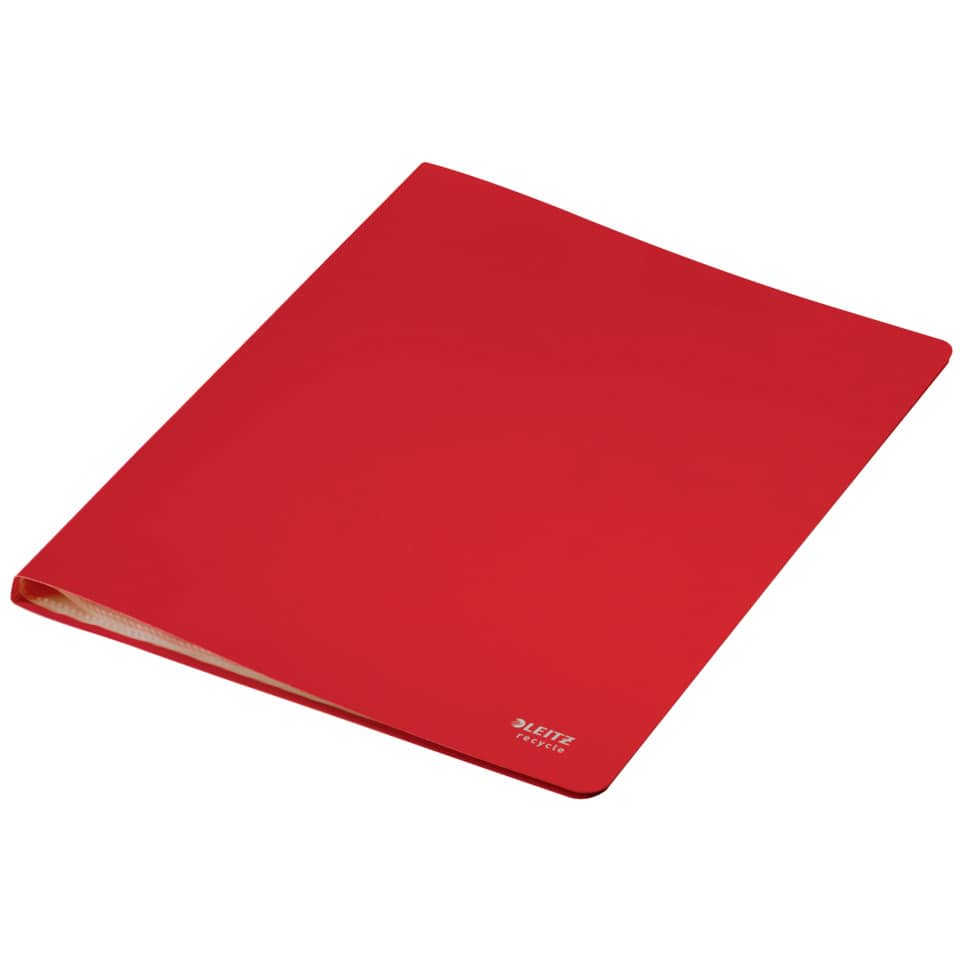 Notizblock, Notizheft, rotes Cover, Kartonpapier, Leitz Recycle