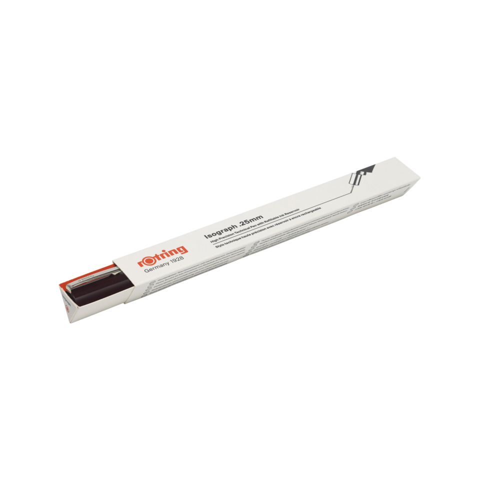Isograph, 25mm, Grafit, Bleistift, Box, Isograph 25mm, Nadel, Nadelverpackung, Nadelmesser, Messwerkzeug