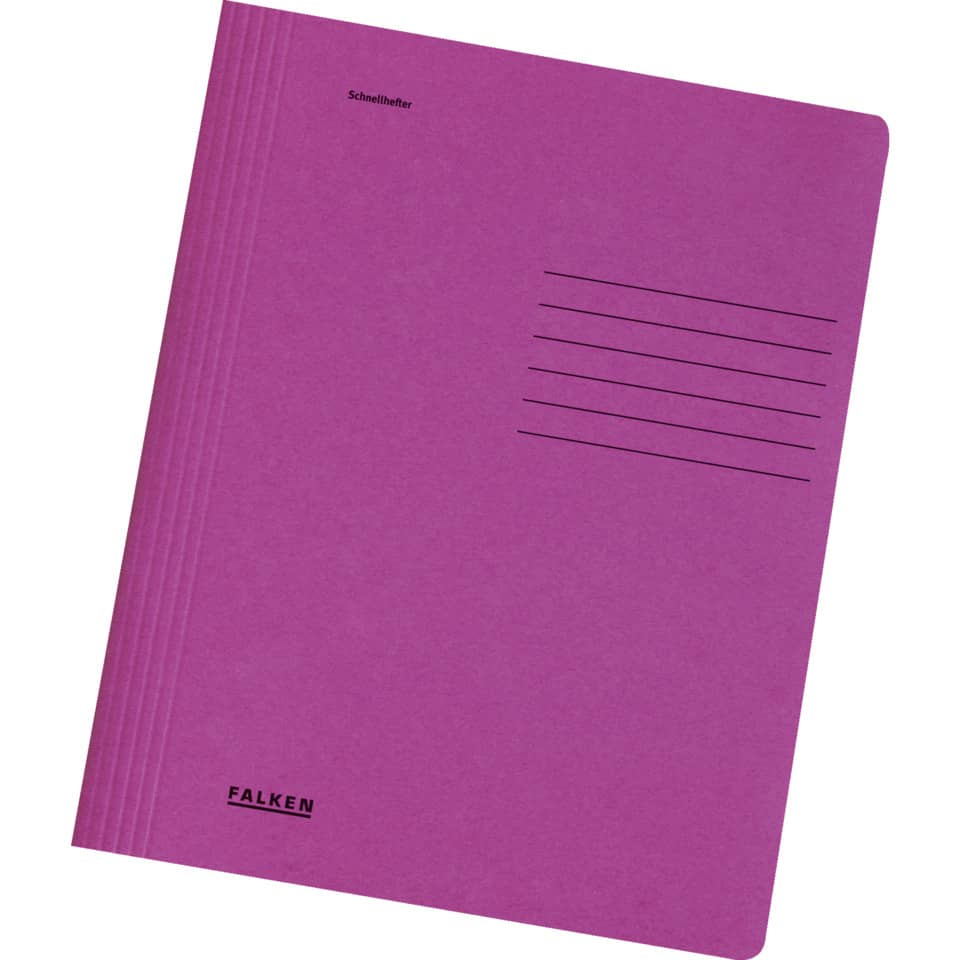 Notizbuch, Spiralbindung, Lederoptik, Magenta, Linierte Seiten
