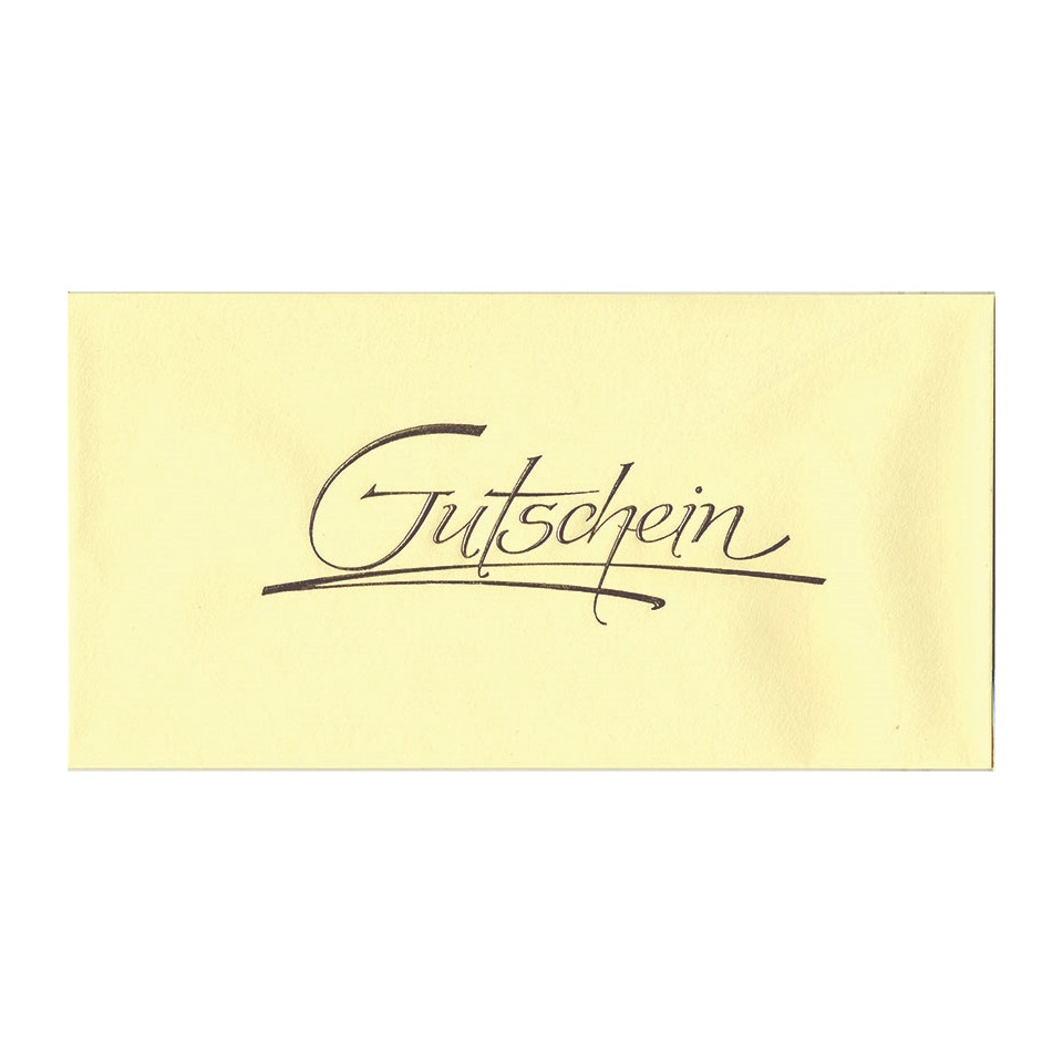 Gutschein, Gutscheinheft, Scheckkarte, Gutscheinblock, Geschenkgutschein