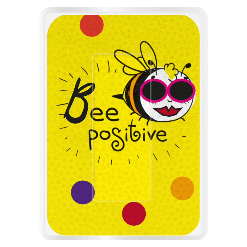 Biene, Karte, Gelb, Sunglasses, Motiv