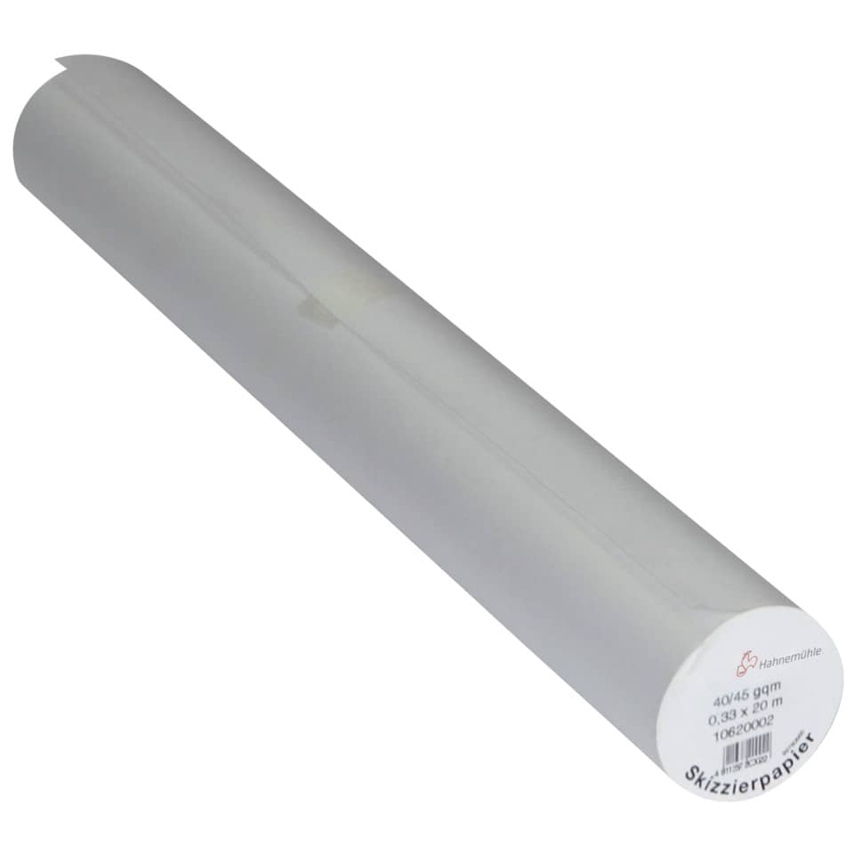 Papiertube, Kunstpapier, Papierrolle, Schablonierpapier, Skizzenpapier