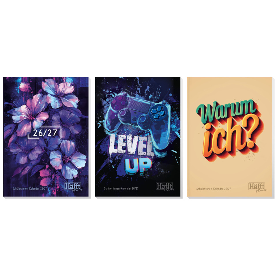 Kalender, Schülerinnen-Kalender, Haft Planet, Jahresplaner, Digitaldruck